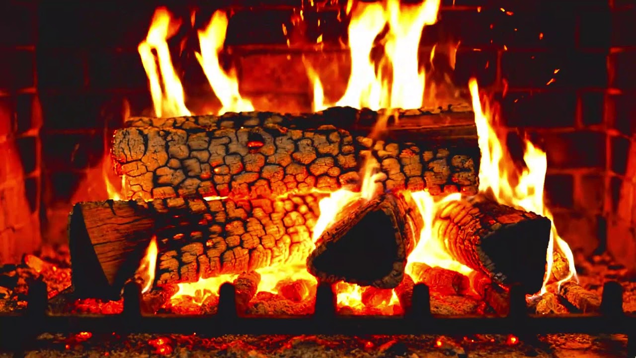 This Cozy Fireplace Will Melt Your Stress Away 🔥 Relaxing Fire Sounds