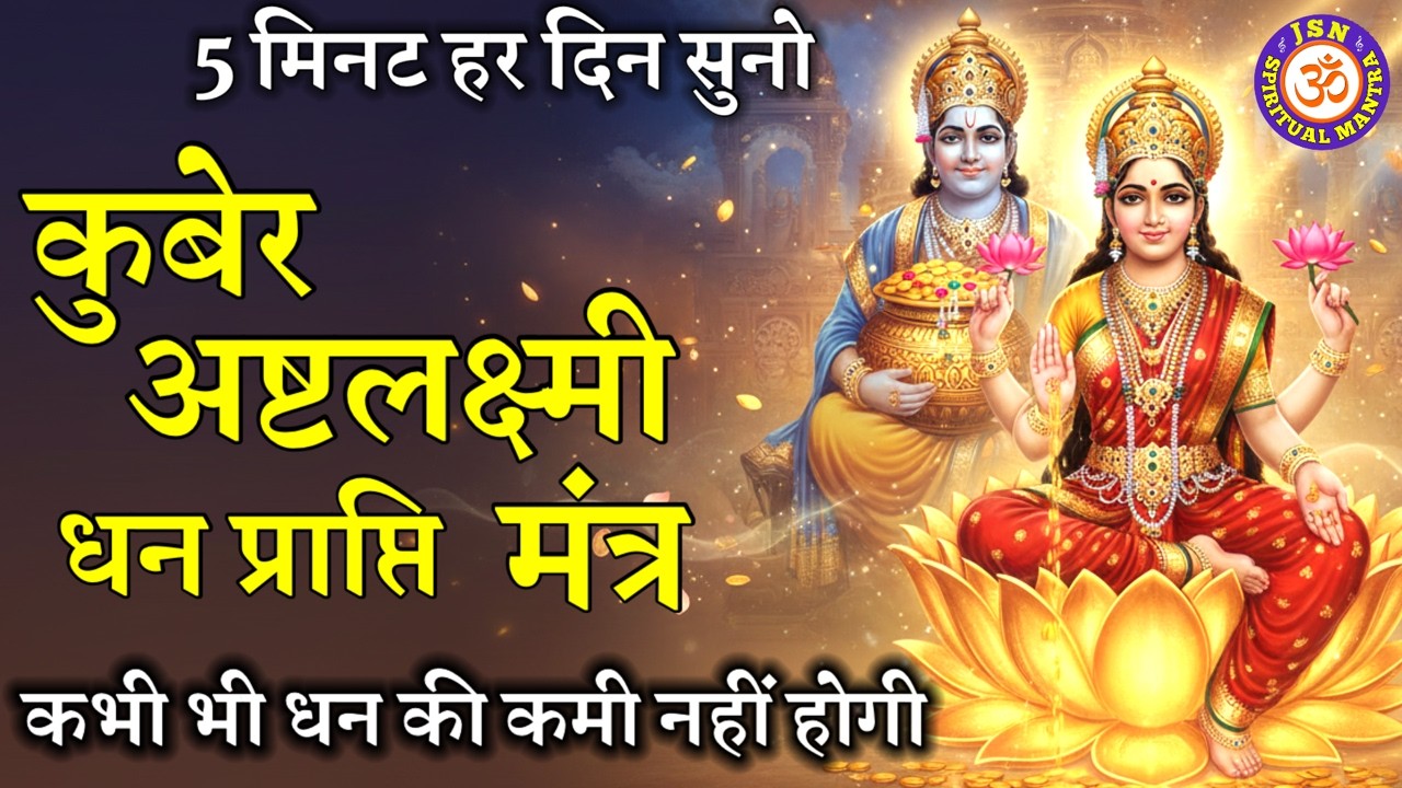 LIVE27-कुबेर अष्टलक्ष्मी धन प्राप्ति मंत्र | 💰 Kubera & Lakshmi की कृपा से आपके धन के मार्ग खुलेंगे2