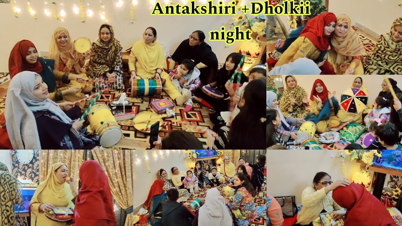 Grand Dholkiii night, First time sticks dance or antakshiri main sb k sath buht Maza Aya 😍