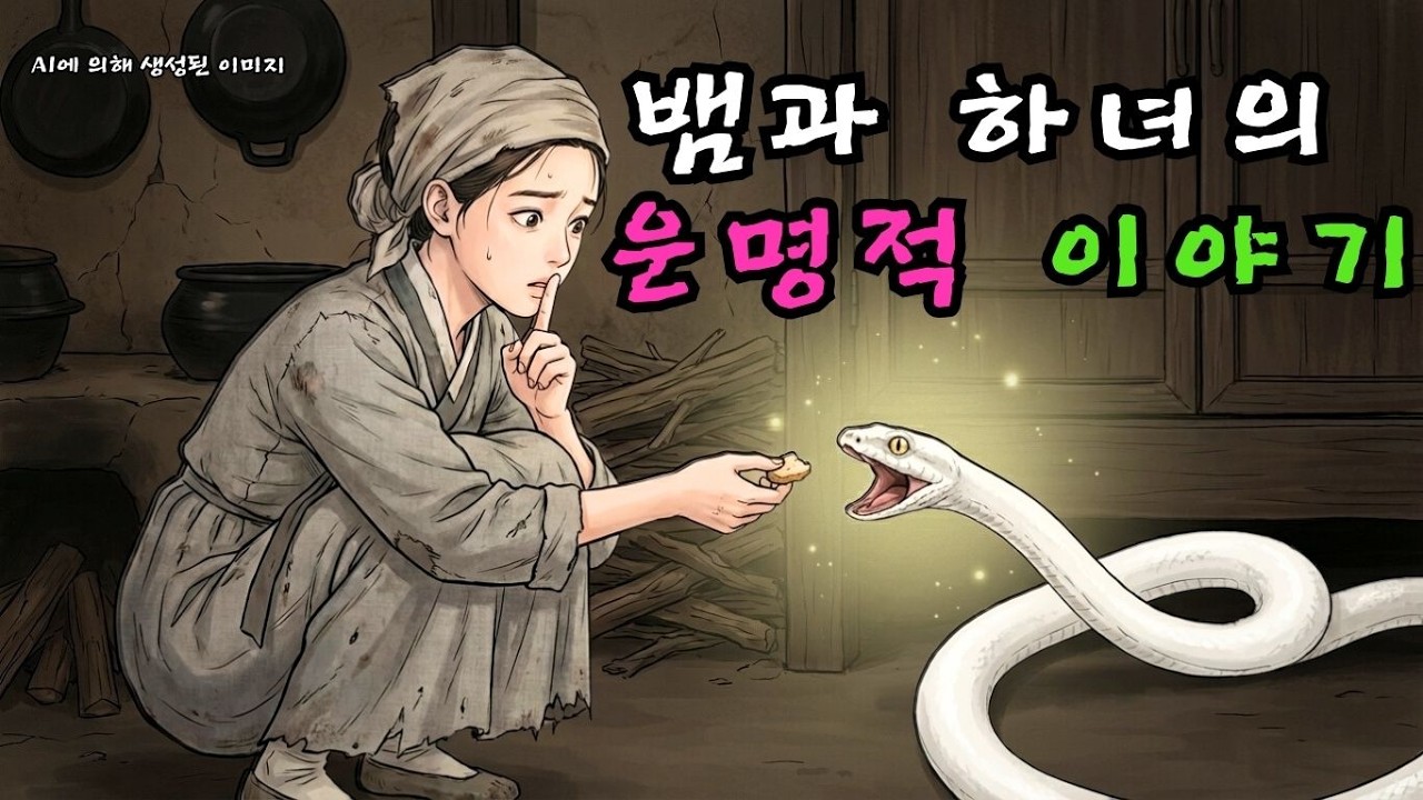 몰래 뱀에게 밥을 나눠준 하녀, 쫓겨난 날 뱀이 따라와 인생을 바꿔주다 | 조선 의리 야담 | 야담 | 민담  |  조선시대