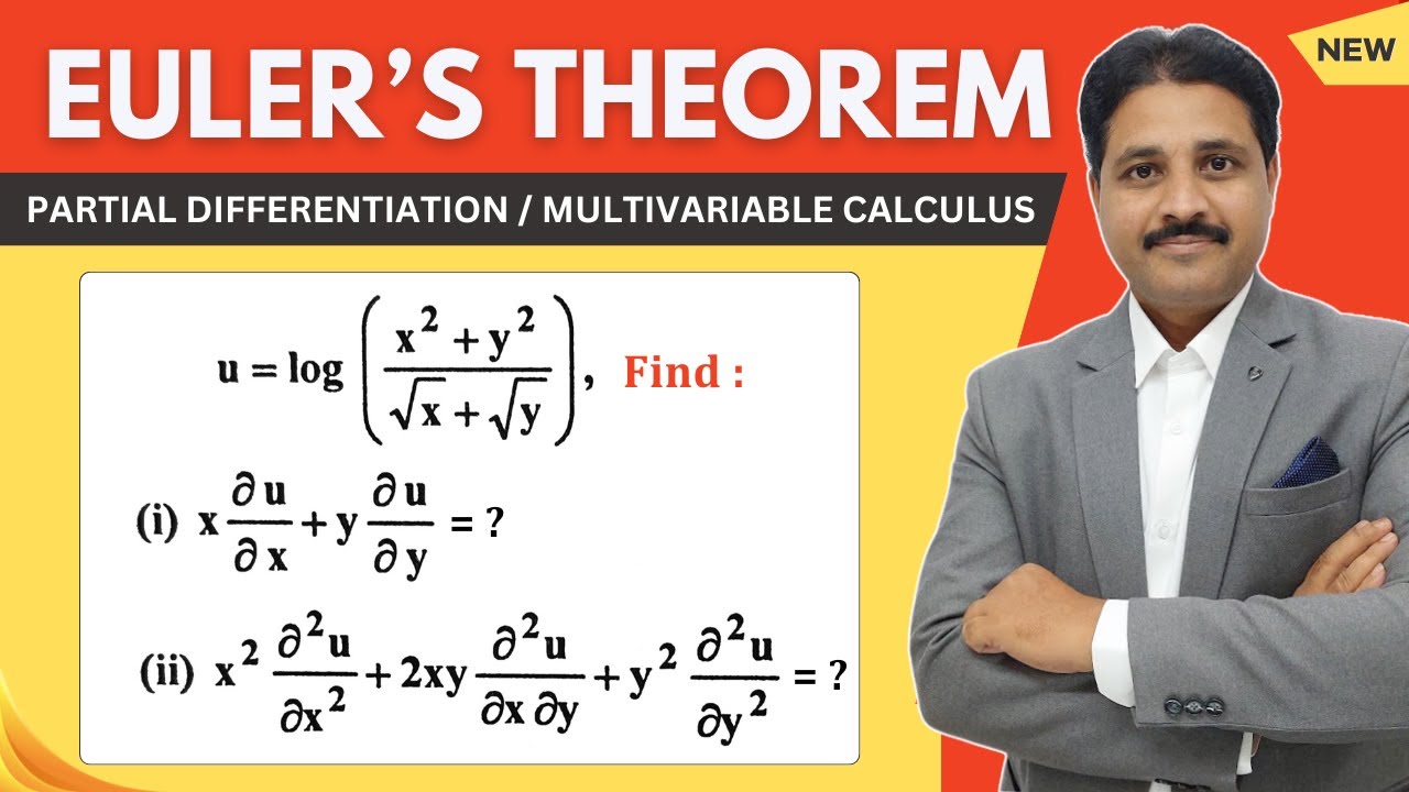 EULER'S THEOREM SOLVED PROBLEM 1 IN PARTIAL DIFFERENTIATION  @TIKLESACADEMY