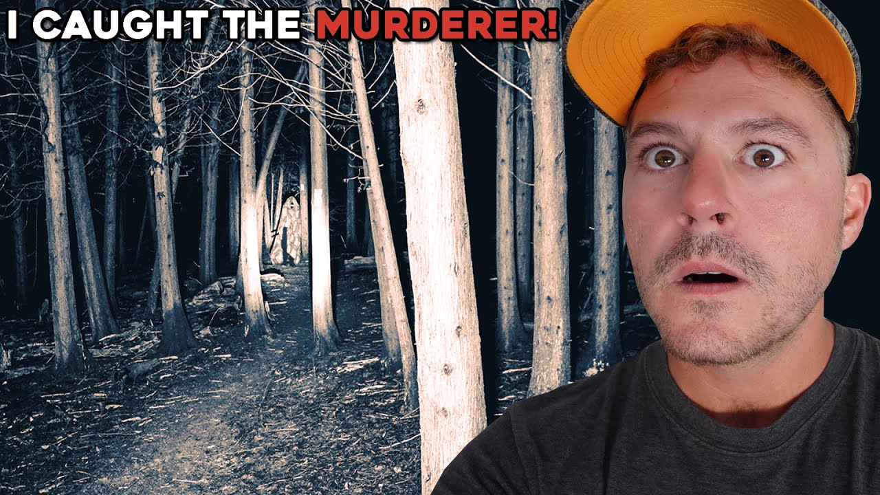 (GONE WRONG) I CAUGHT THE MURDERER ON CAMERA HIDING IN THE WOODS | SCARIEST NIGHT OF MY LIFE!