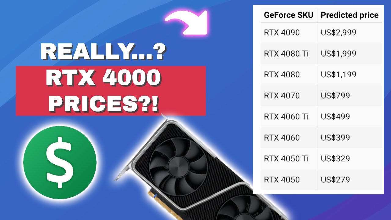 CRAZY Nvidia RTX 4000 PRICING? Should YOU REALLY skip the RTX 3000?