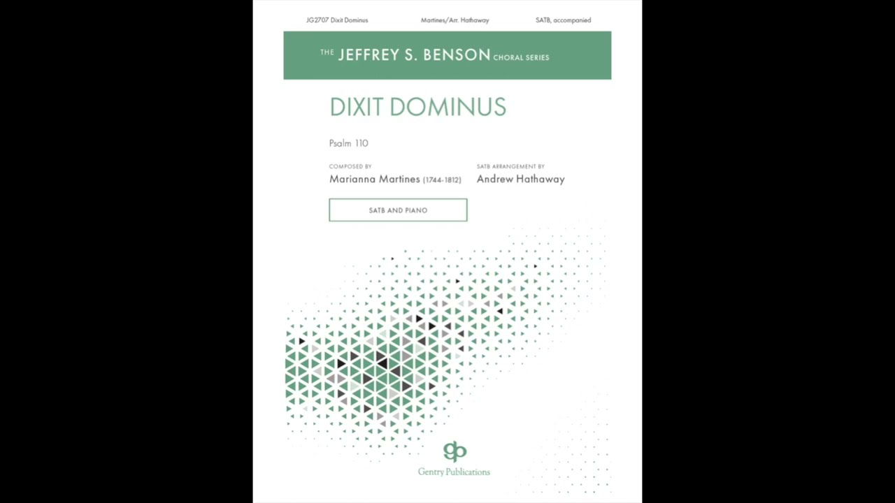Dixit Dominus - Marianna Martines - SATB