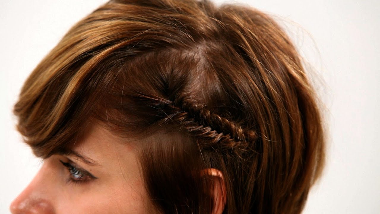 How to Fishtail Braid Short Hair, Pt. 1 | Short Hairstyles