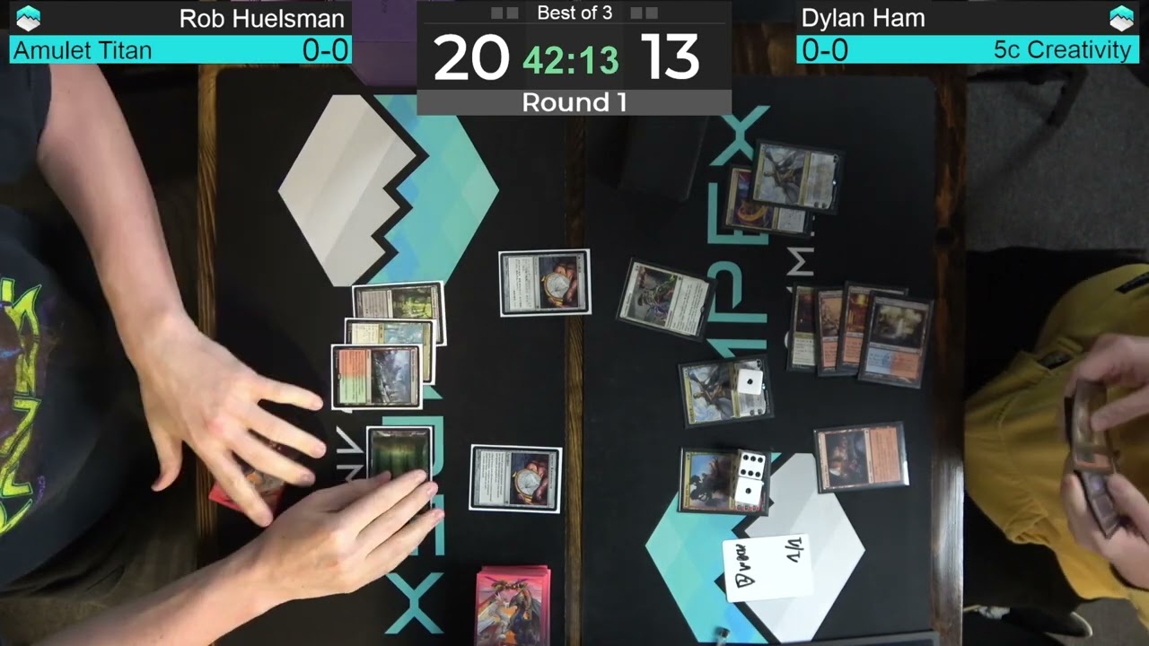 $5000 Modern Open | Amulet Titan vs 5c Creativity | Round 1