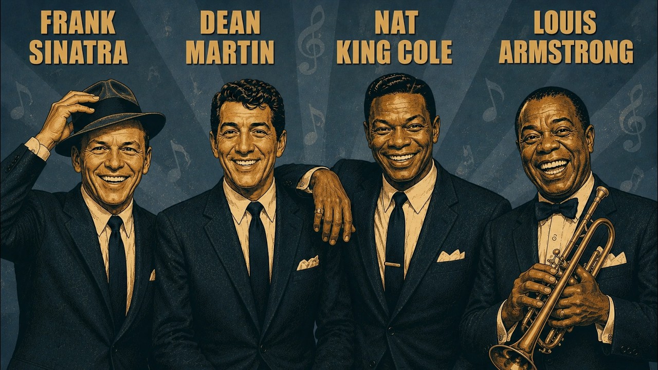 Timeless Jazz & Soul Legends 🎶 Louis Armstrong, Frank Sinatra, Ella Fitzgerald, Nat King Cole