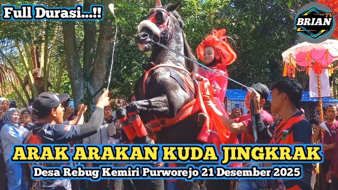 Pawai Kuda Jingkrak Desa Rebug Kemiri Purworejo 21 Desember 2025