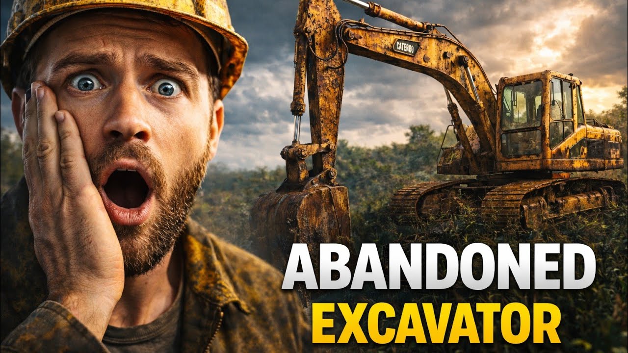 We Found Fully Abounded Caterpillar Excavator Loader | ASMR Heavy Machinery Restoration
