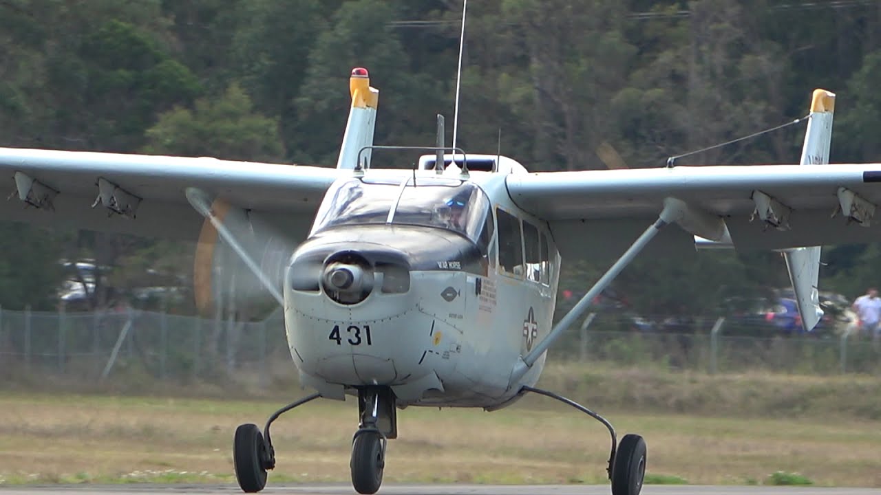 Cessna O-2A Super Skymaster VH-OTO Display Central Coast Airshow
