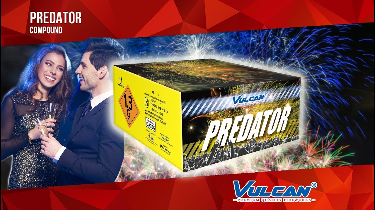 Predator - COMPOUND - Linders Fyrverkeri - Vulcan