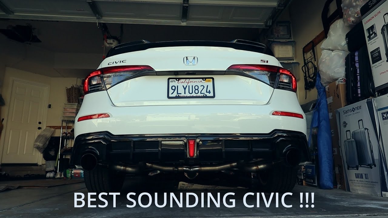 BEST SOUNDING EXHAUST '24 CIVIC SI * deep burbles *