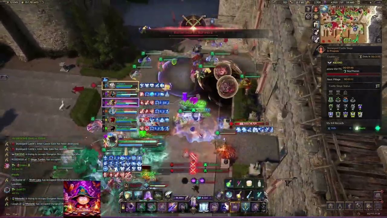 Throne And Liberty - RDCL Oracle - Siege Day Zephyr Insanity Alliance wins the Castle