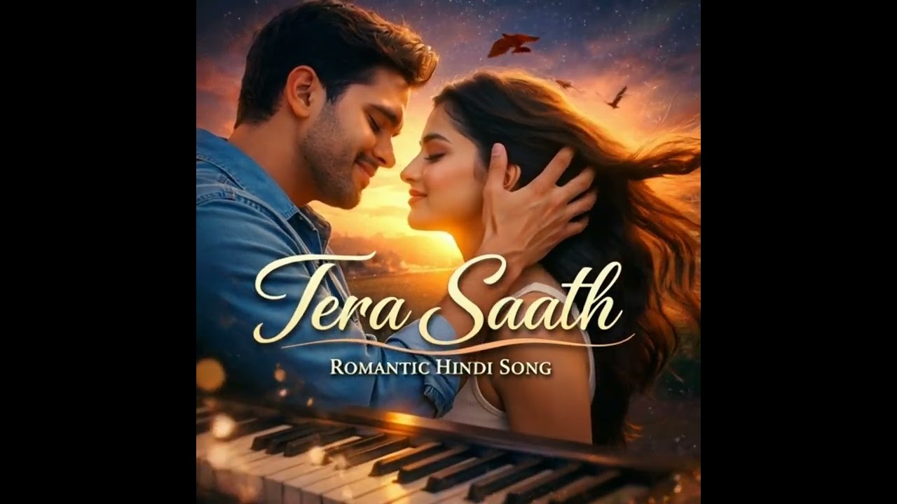 Tera Saath | Romantic Emotional Hindi Song | Soft Piano & Strings | Heartfelt Love Story Song