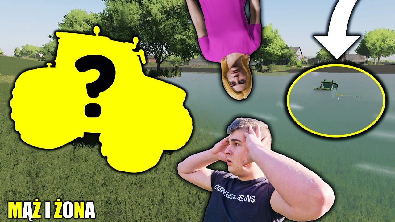 TO MIAŁ BYĆ ŚMIESZNY ŻART😭 WIKA SIĘ WKURZYŁA I UTOPIŁA CIĄGNIK😱 KUPIŁEM NOWY CIĄGNIK😍┃MĄŻ I ŻONA┃97