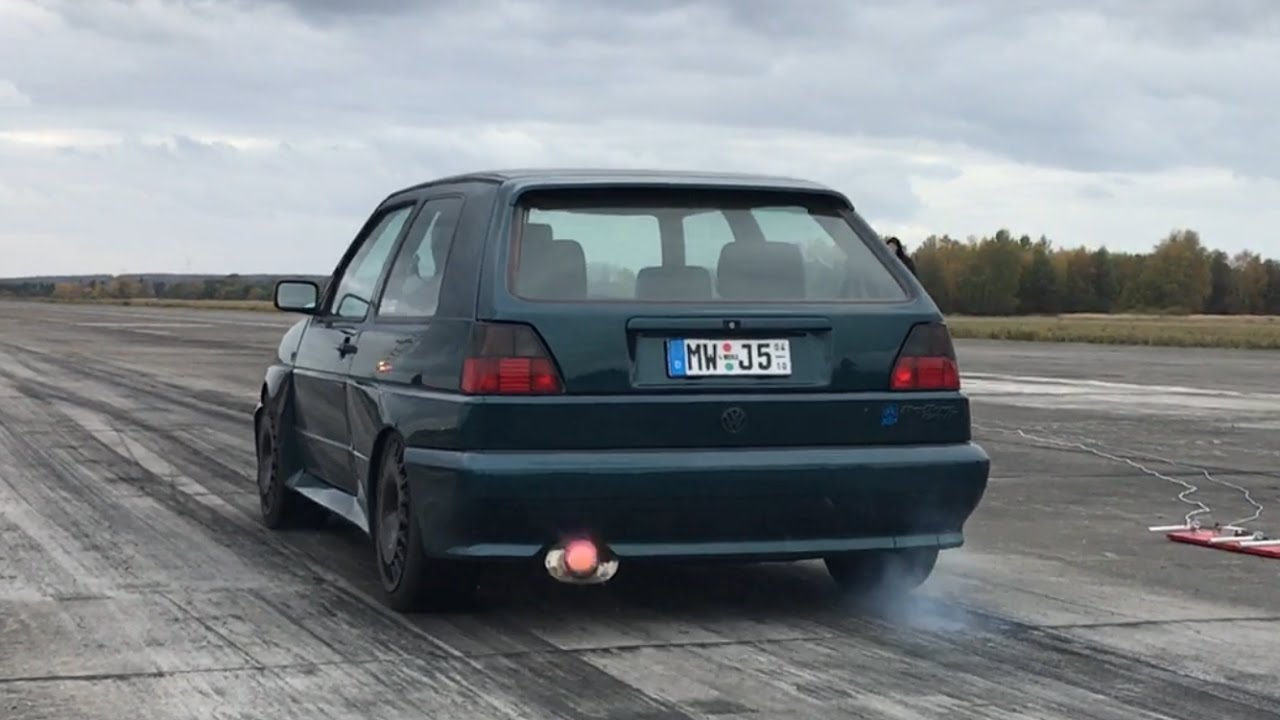 900hp VW Golf Mk2 Rallye R30 Turbo 4motion TTT Test & Tune 29.10.2016