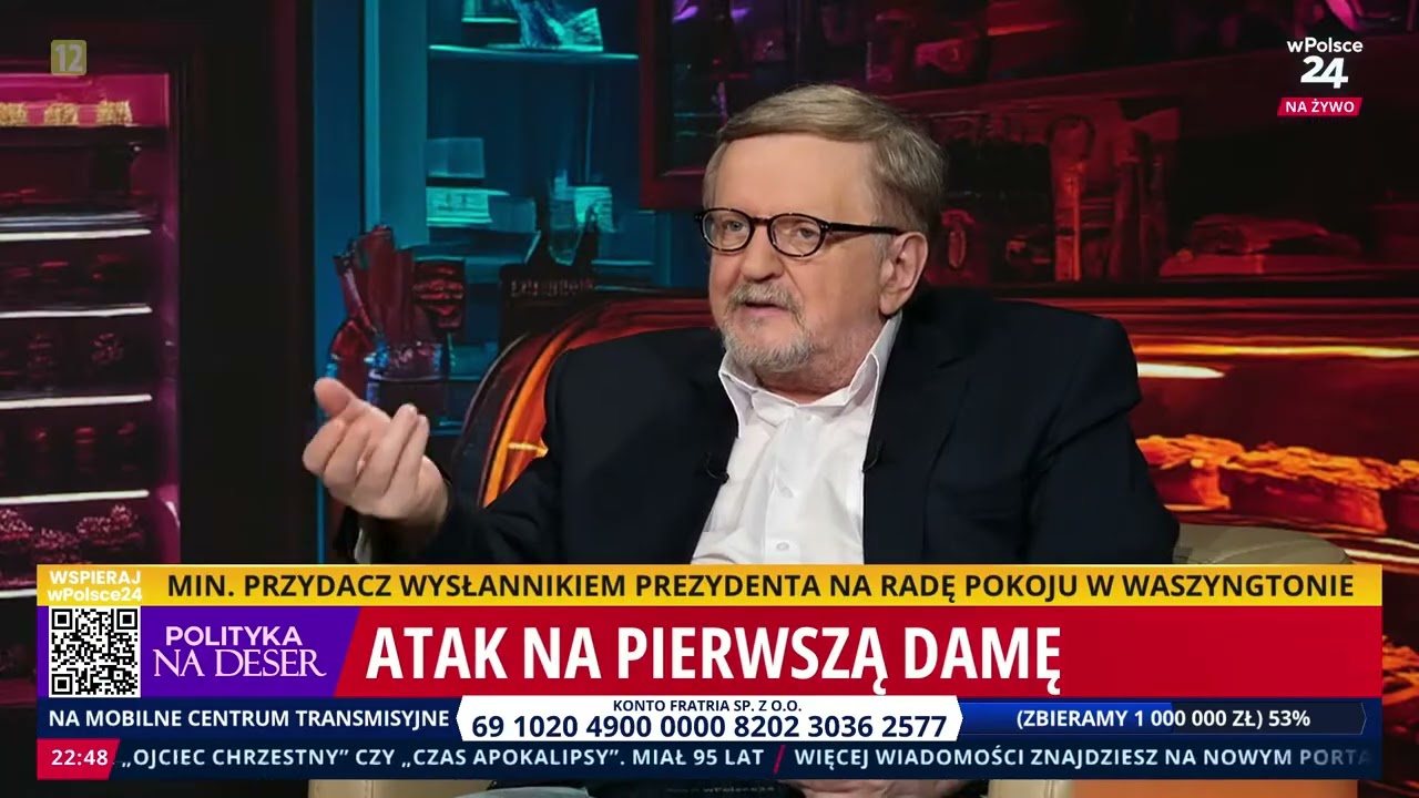 Atak na Pierwszą Damę. Polityka na deser