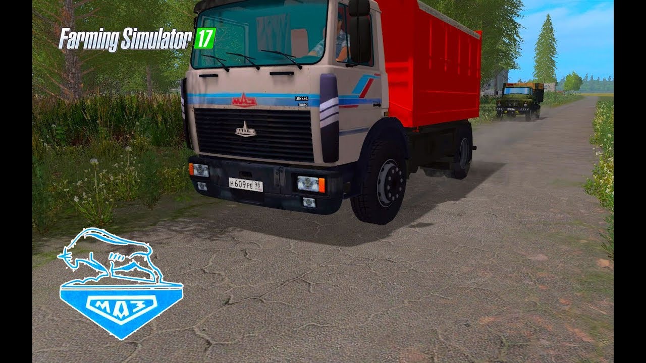 Farming Simulator 2017. НОВОСВЕТЛОВКА. Грузовик МАЗ-5551.