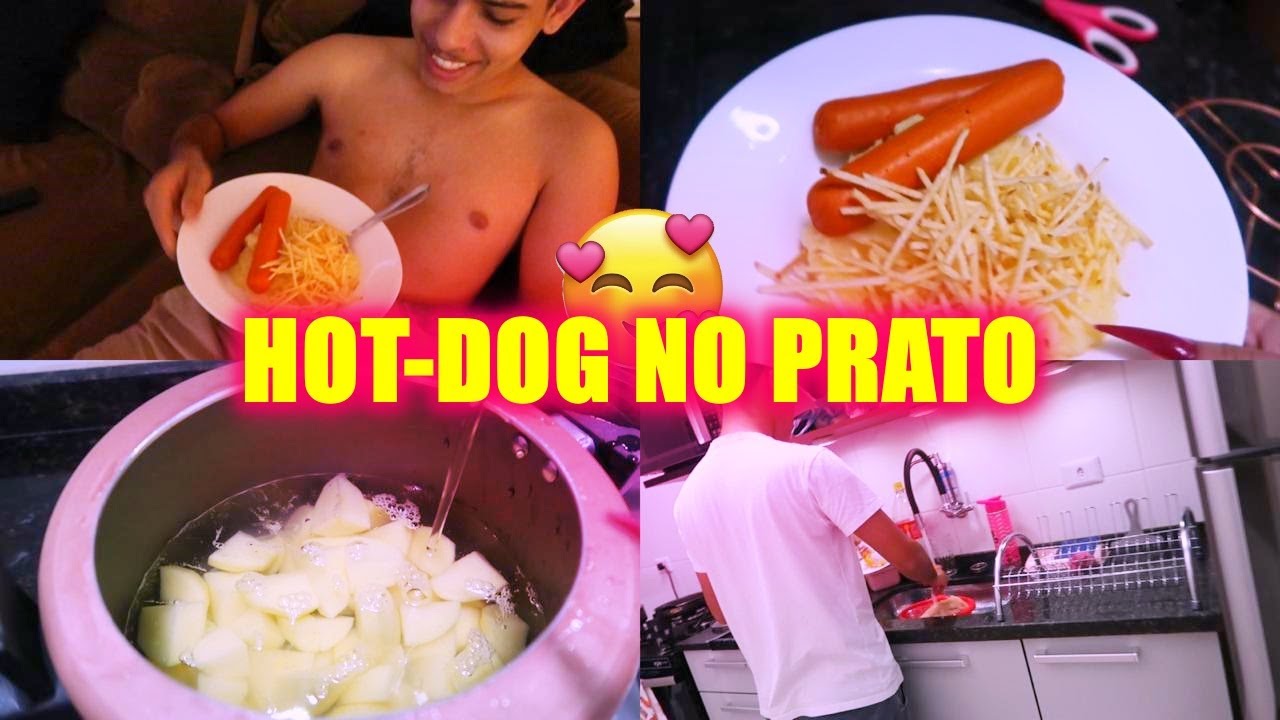 MINHA ROTINA NA SEXTA-FEIRA EM CASA *preparei um hot dog*