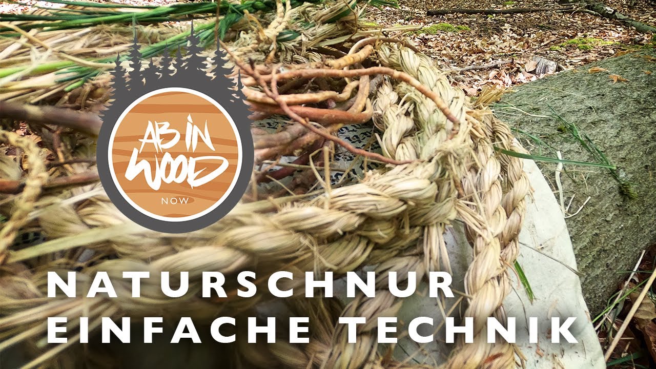 Naturschnur herstellen - einfache Technik