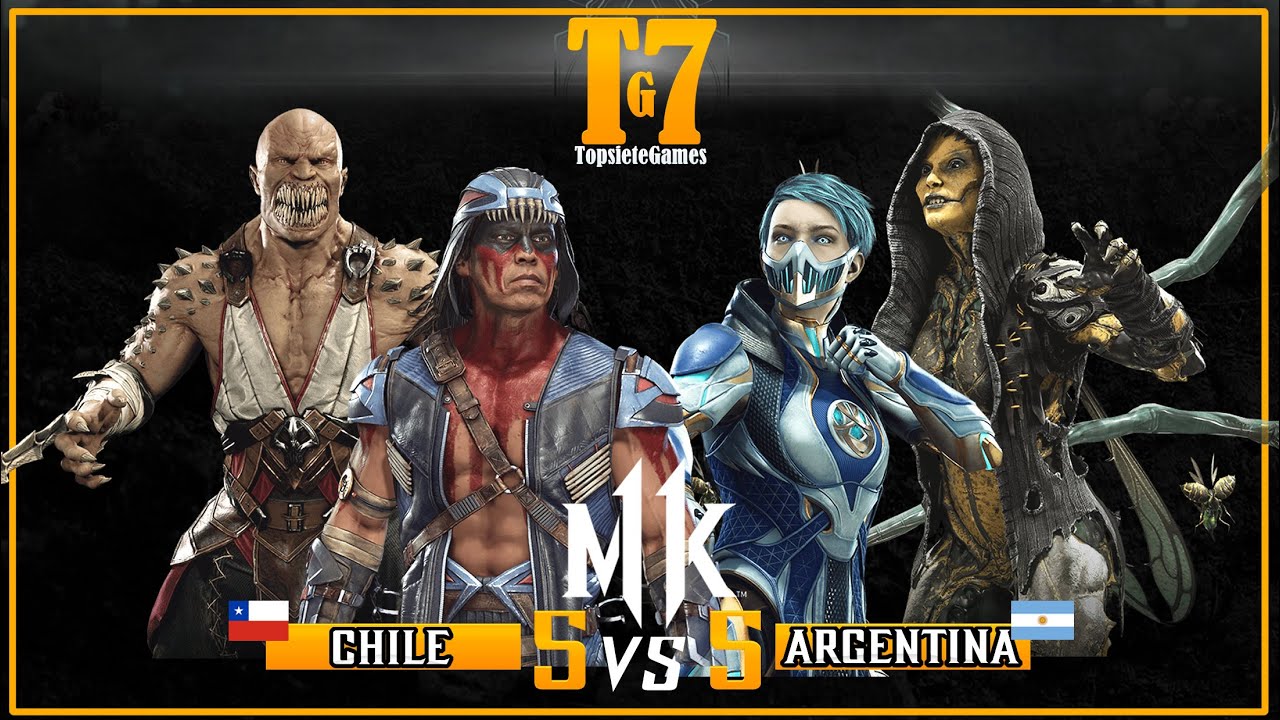 🏆CHILE VS ARGETINA【5 Vs 5】 - MORTAL KOMBAT 11 LATAM