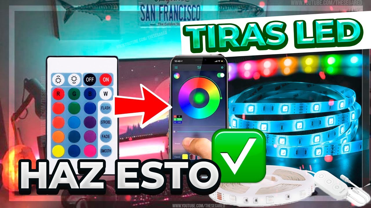 CONTROLAR Luces Led RGB desde el CELULAR | CONVERTIR Cualquier TIRA LED en INTELIGENTE 📱