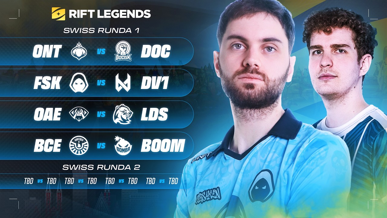 🔴RIFT LEGENDS - WROCŁAW LAN - SWISS STAGE DZIEŃ 1🔴