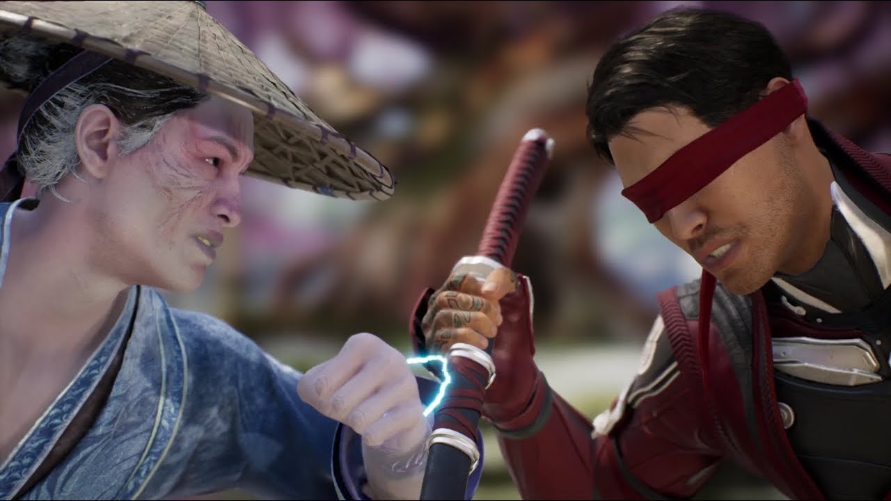 Mortal Kombat 1 Raiden vs Kenshi (Very Hard)