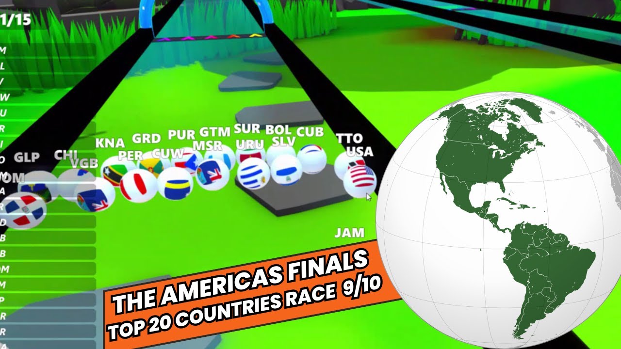 Countries 3D Marble Race | Americas Finals 9/10 – Season 02 F1 Showdown!