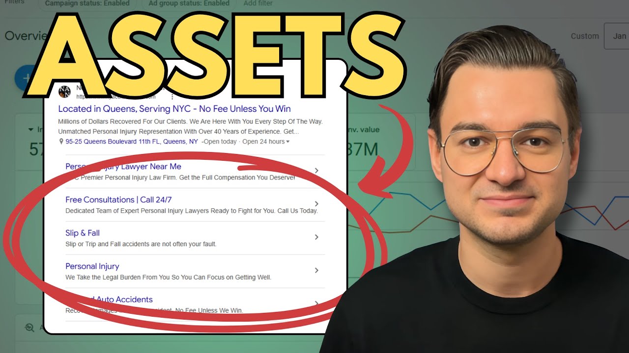 Google Ads Assets (Extensions) Setup in 2025 - FULL Tutorial
