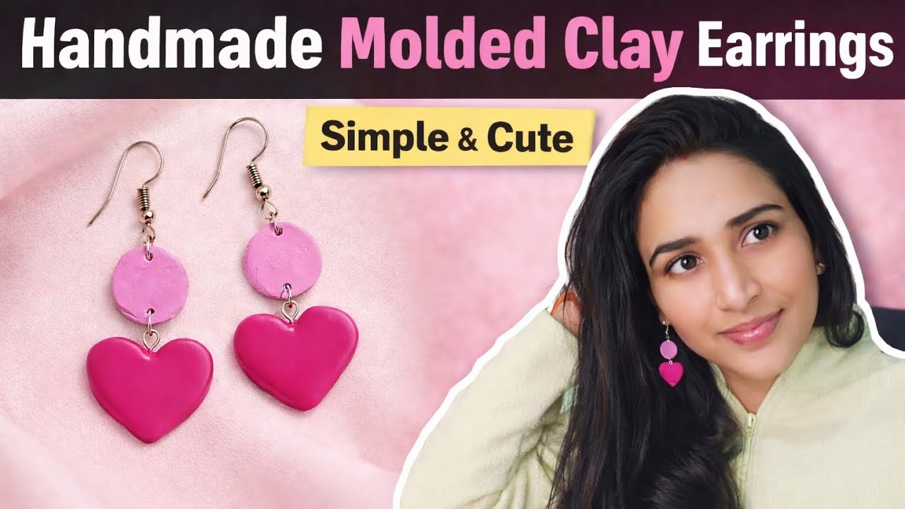 Handmade earring 💗 beautiful, light weight ❤️ और Stylish 😍Easy  Trendy Accessory