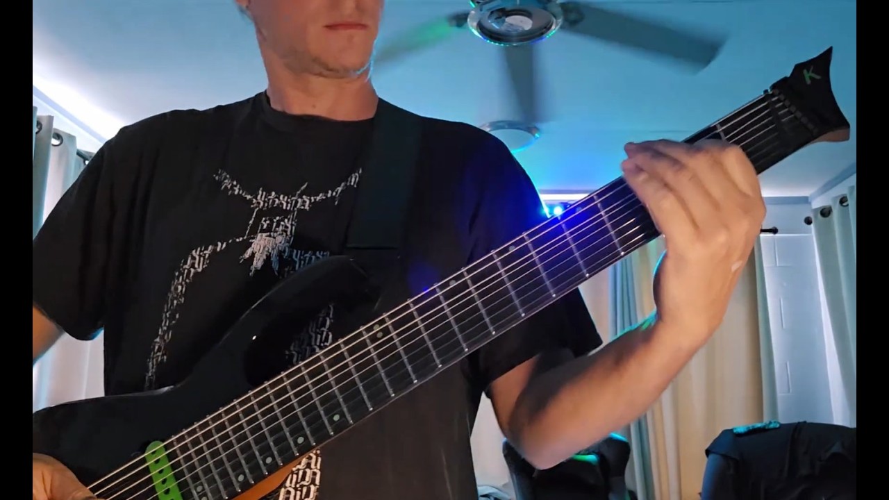Kiesel Kyber 8 string metal demo song