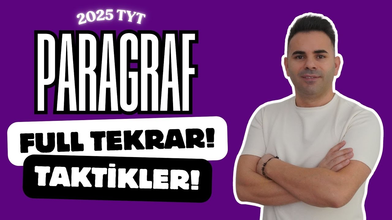 Paragraf Soruları Nasıl Çözülür? I TYT I KPSS I DGS Paragraf Full Tekrar Videosu