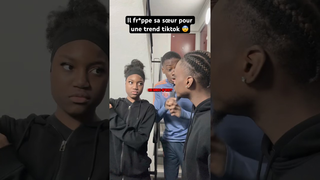 IL FR*PPE SA SŒUR POUR UNE TREND TIKTOK ? 😨 (Votre avis ?) 