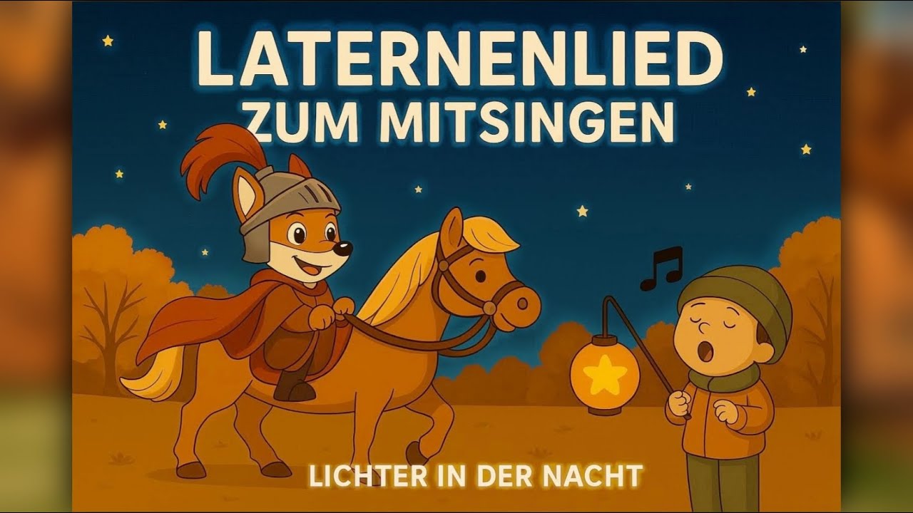 St. Martin Lied für Kinder – Lichter in der Nacht 🌟 (Laternenlied 2025 | Willi Fuchs)