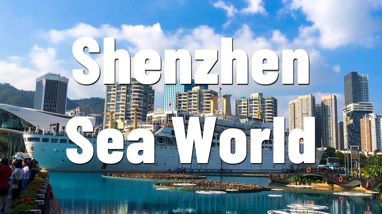 Walking around Shenzhen Sea World on Chinese National Day
