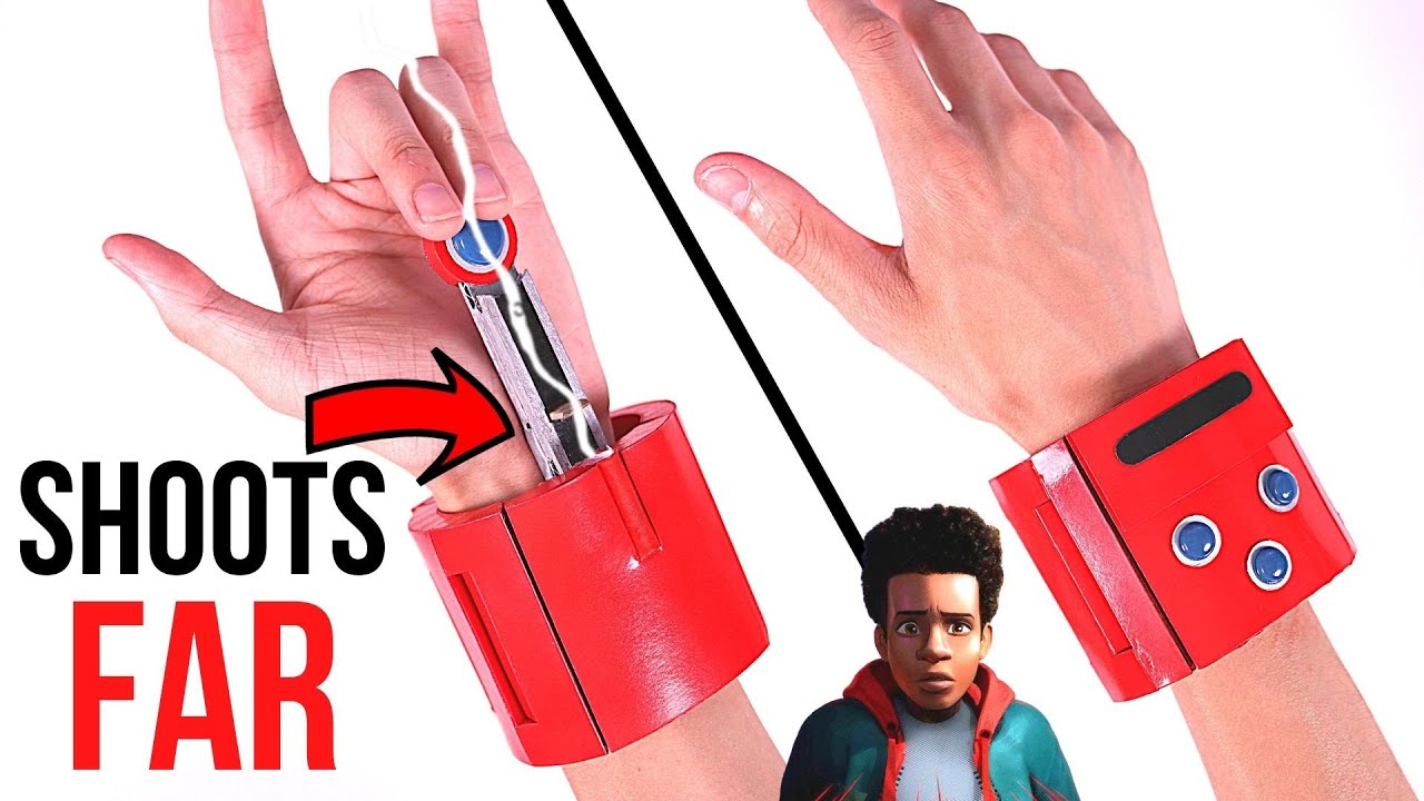 Miles Morales Web Shooter That SHOOTS! Spider-Man Into The Spider-Verse