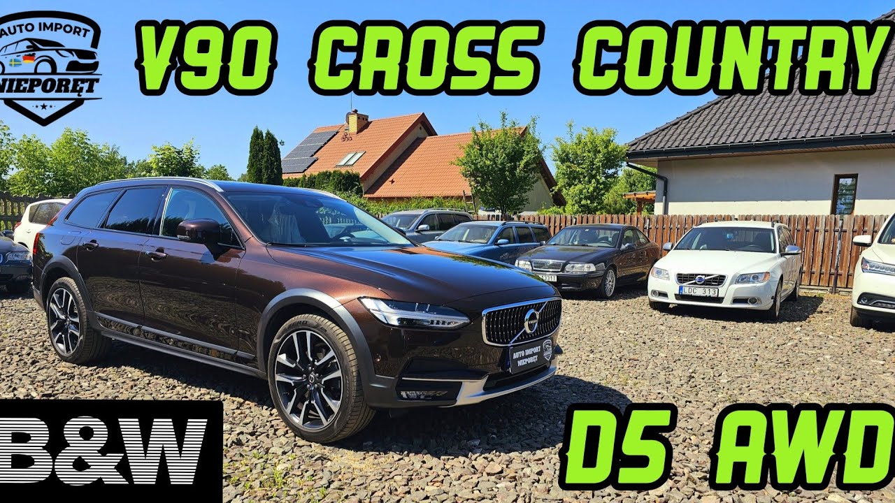 VOLVO V90 CROSS COUNTRY ✅️ D5 AWD ✅️ 2019 ✅️ Import Szwecja ✅️ 52000km ✅️ Bowers&Wilkins