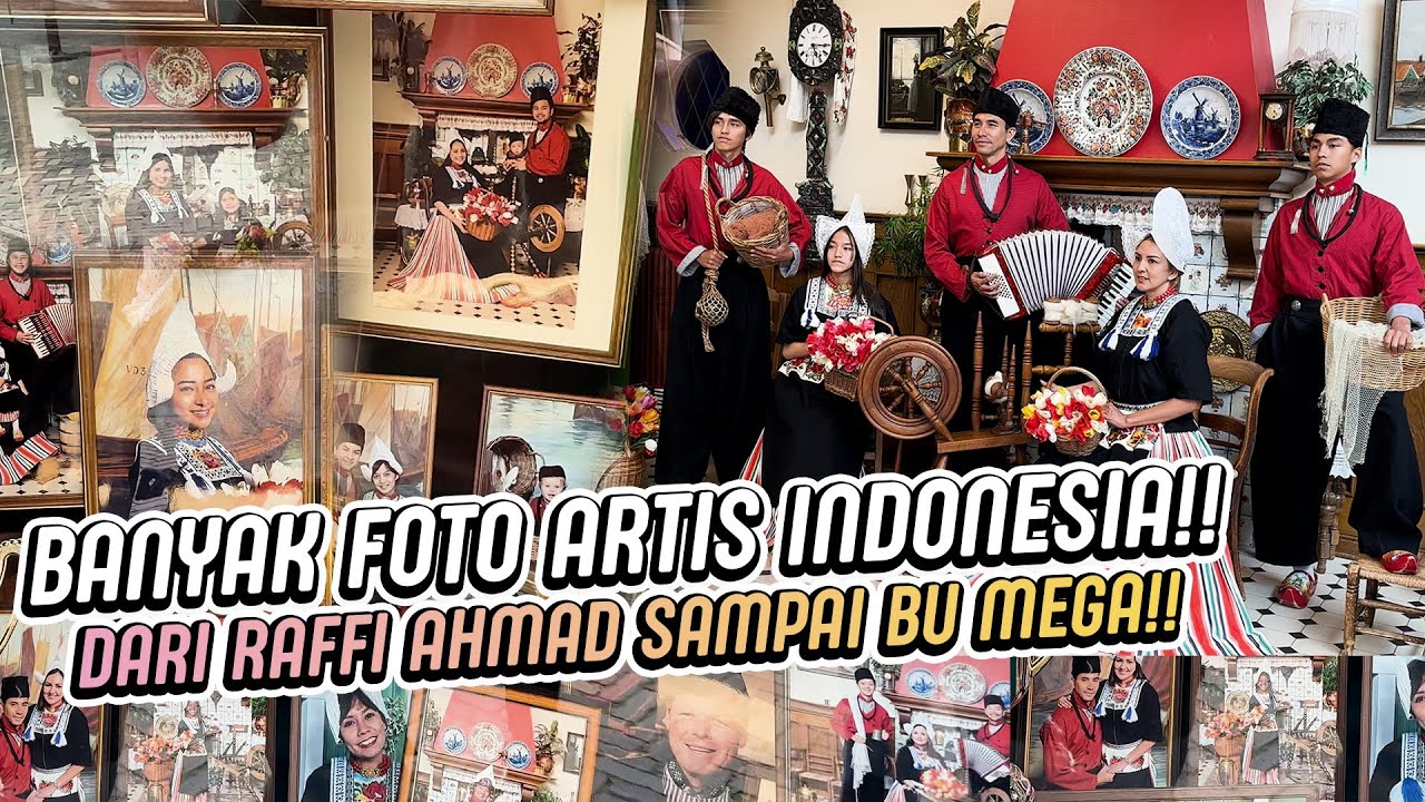 THE SINATHRYA AKHIRNYA SAMPAI DI BELANDA!! FOTO PAKAI BAJU TRADISIONAL BELANDA!!