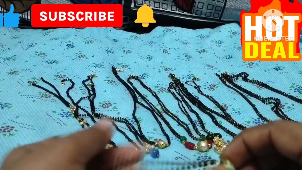 Low Cost Black Beads Part -2 @ Potti Vlogs and Collections