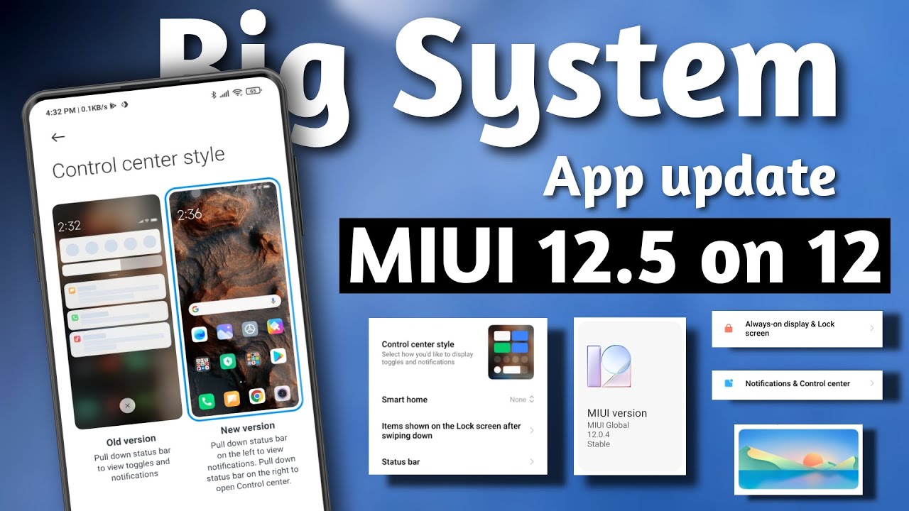 Install All MIUI 12.5 New Ui and features on MIUI 12 Xiaomi Phones