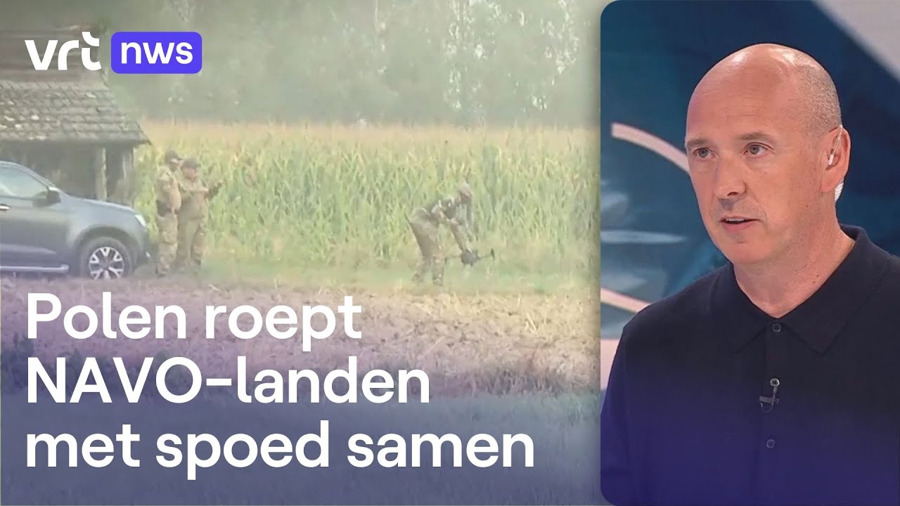 Polen haalt Russische drones neer boven Pools grondgebied