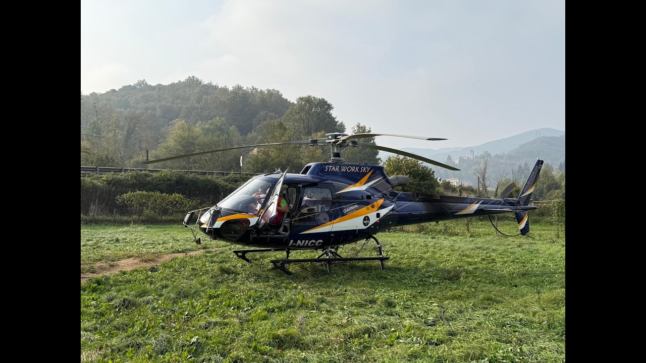 Helicopter hydroseeding in Liguria: when site accessibility is the real challenge.