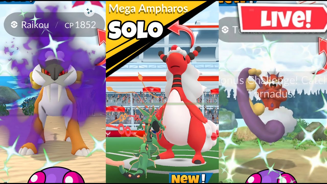 Hunting✨️Shiny Toranadus & Galarian Birds in Pokemon Go
