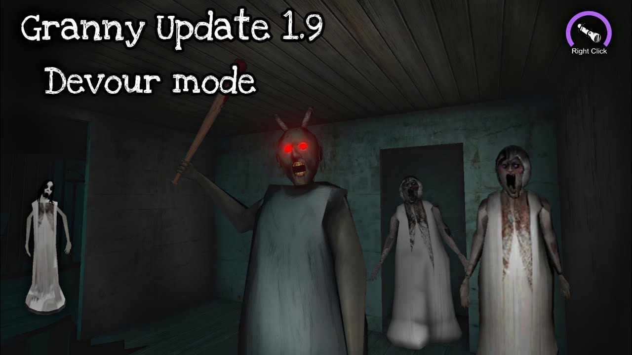 Granny PC Devour Mod Update 1.9 - with Slendrina Mom (Unofficial game)