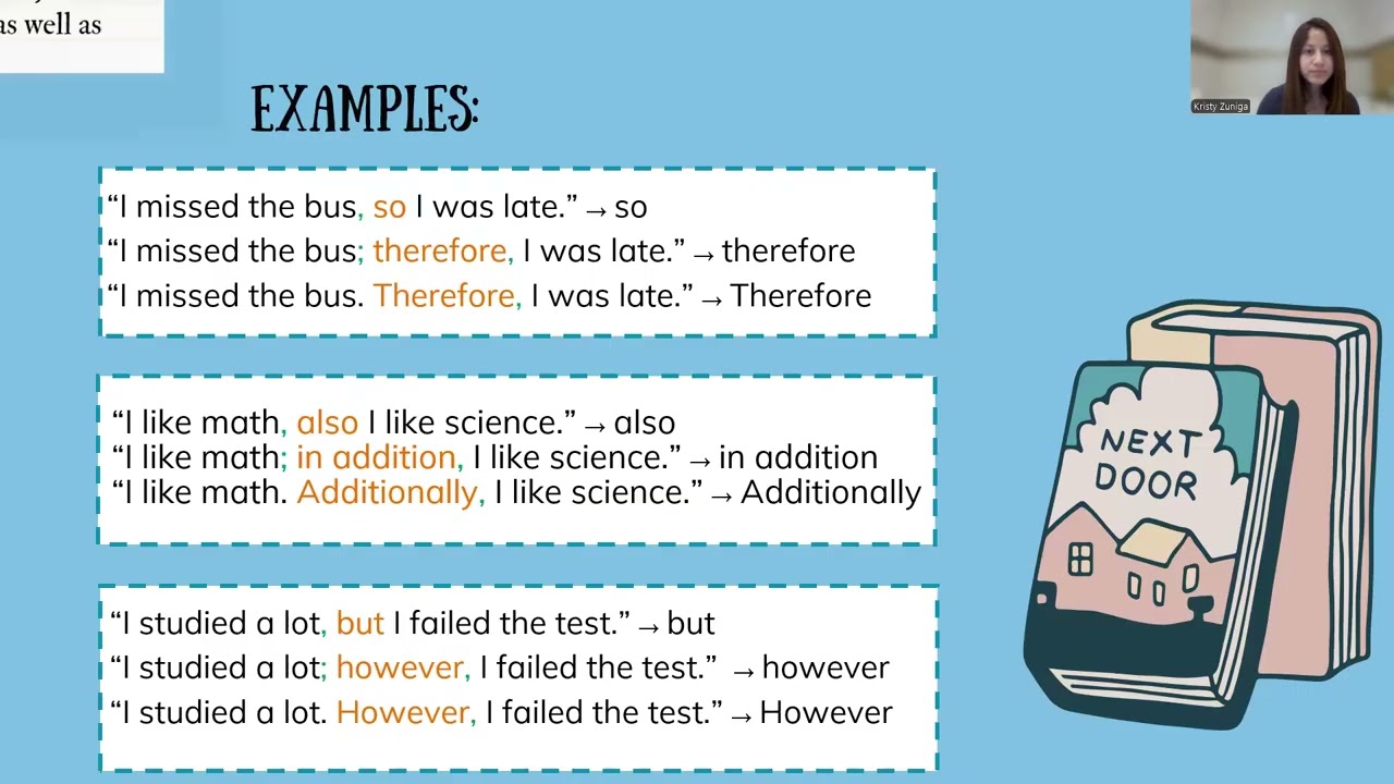 Transition Words Mini Lesson new