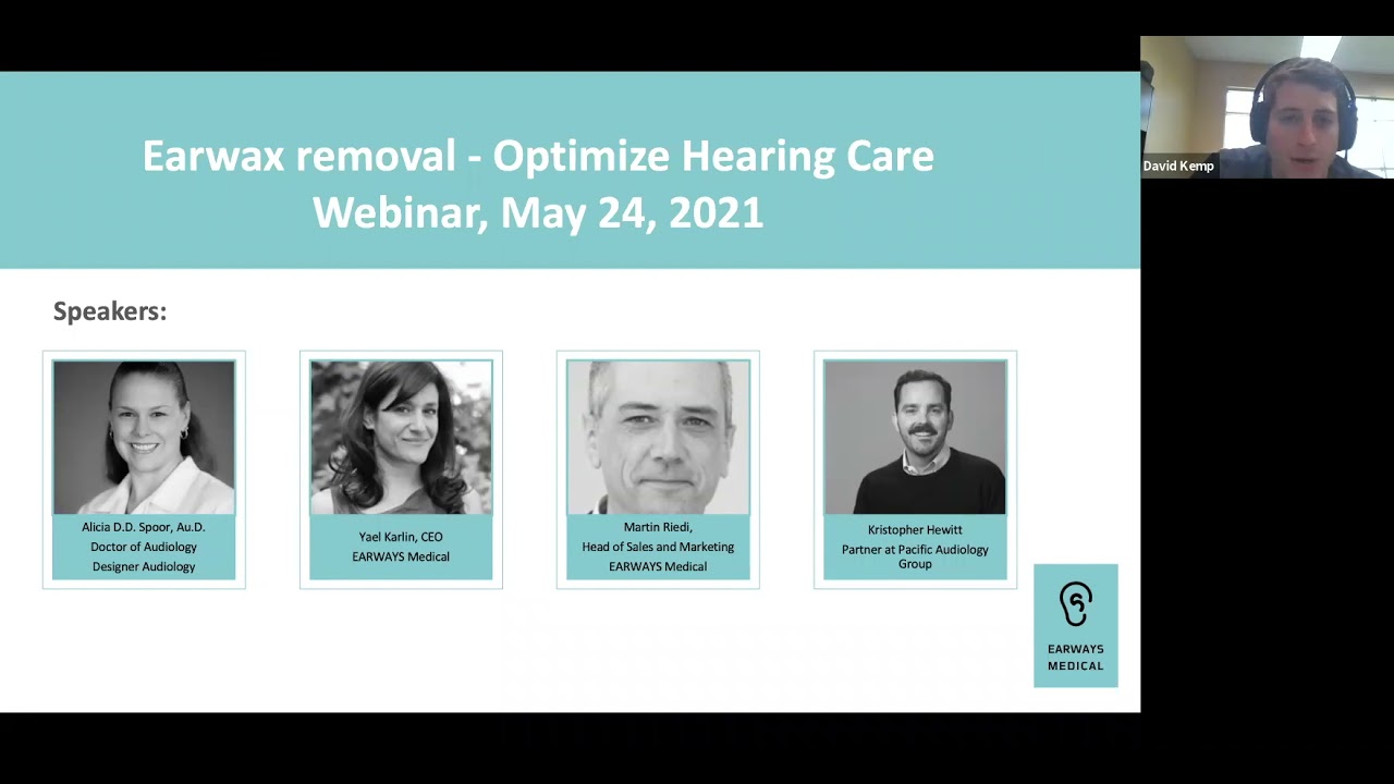 Earwax removal - Optimize Hearing Care Webinar May 24, 2021