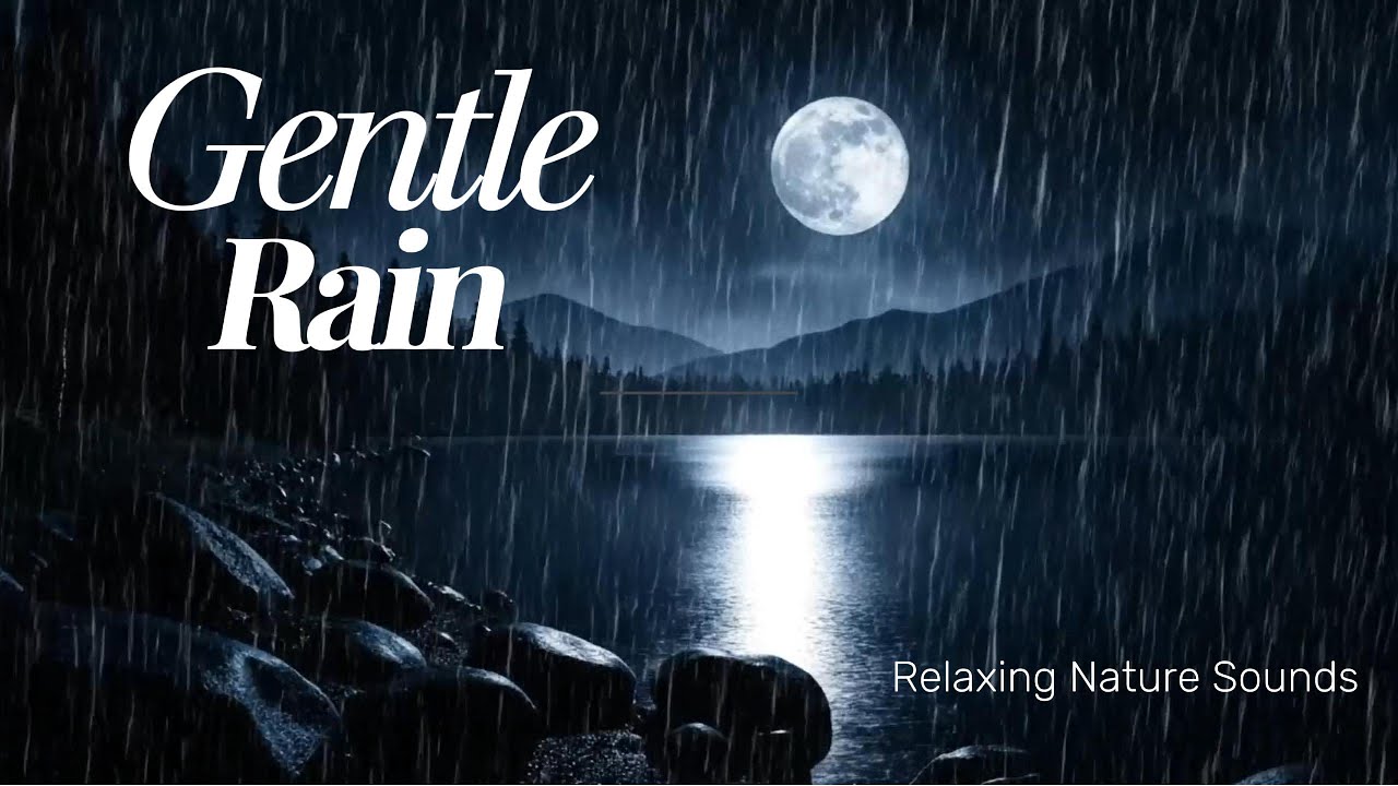 Cozy Rain Sounds with Thunder | White noise rain sounds for sleep, relaxation, or study!