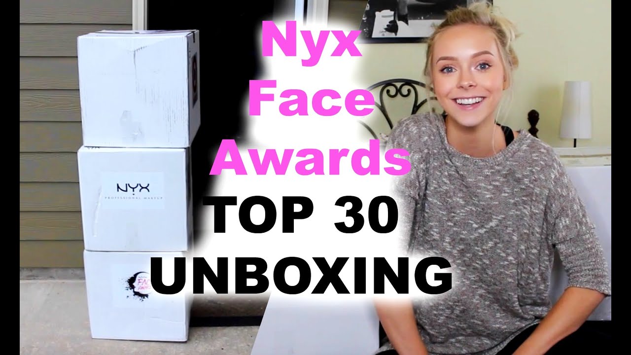 TOP 30 UNBOXING: Nyx Face Awards 2016 | Cosmobyhaley