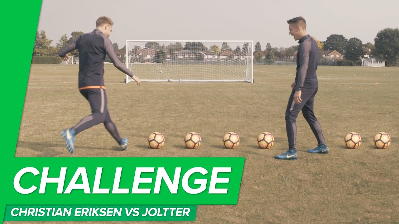 Crossbar Challenge: CHRISTIAN ERIKSEN vs JOLTTER &ndash; piłkarz Unisport VS Pro!